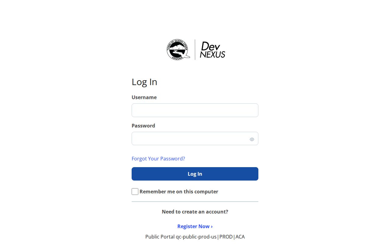Queen Creek neighbors lookup using the Development Nexus address and permit portal